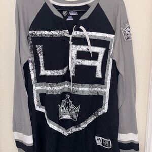 Majestic LA Kings Kids Jersey - Black and Gray